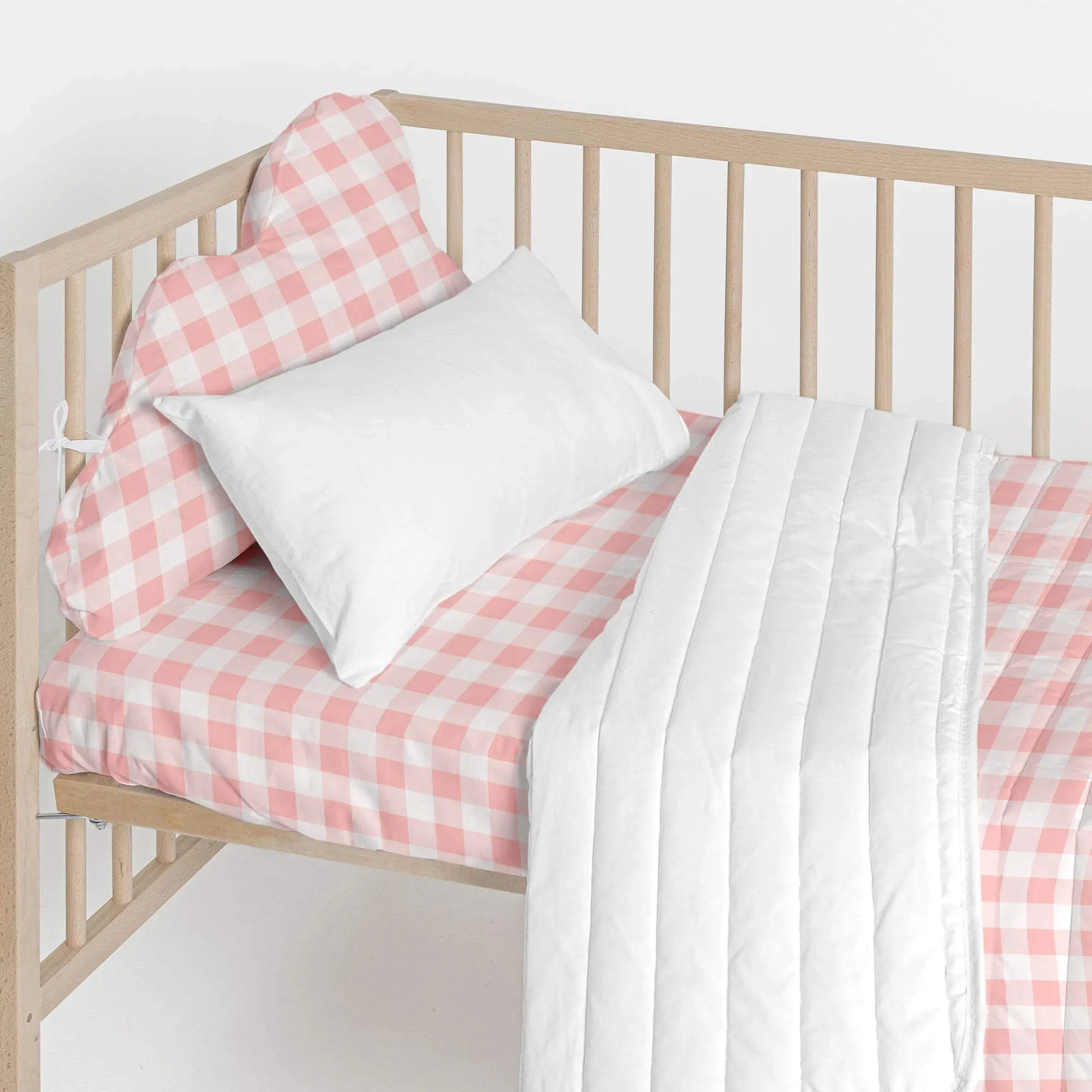 Happy Friday Cloud Shaped Bumper 60/40cm Pink