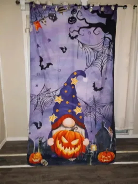 Hexagram Halloween Curtains