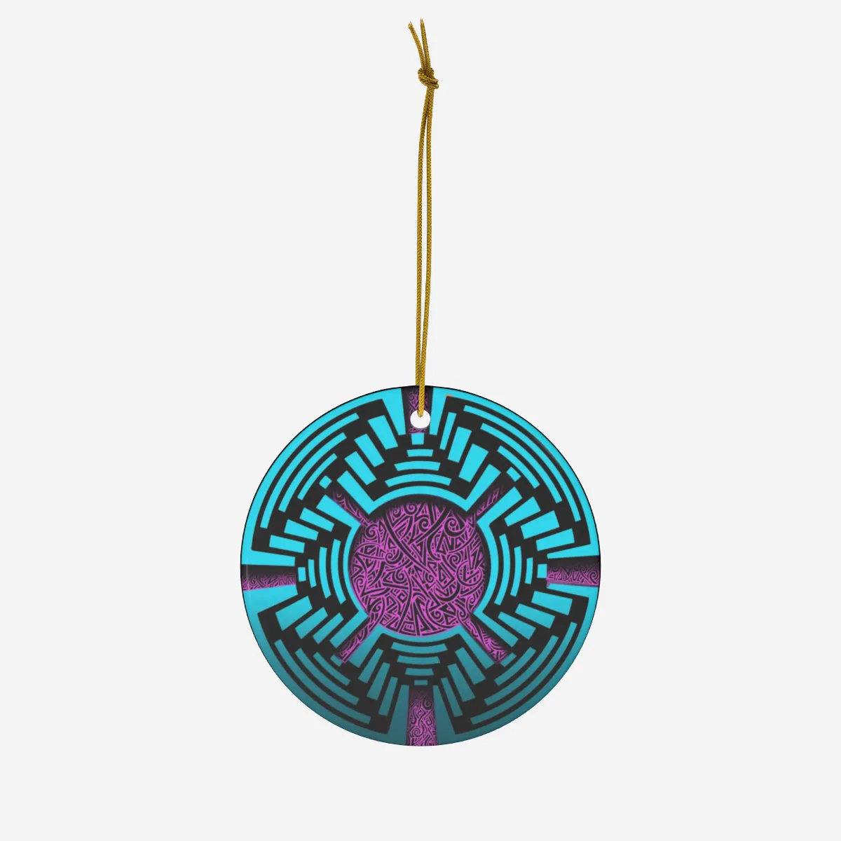 Hiosik Futurism I Ceramic Ornament