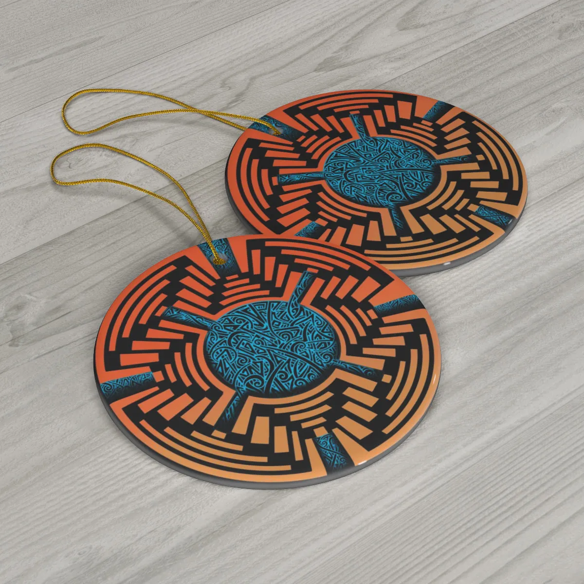 Hiosik Futurism II Ceramic Ornament