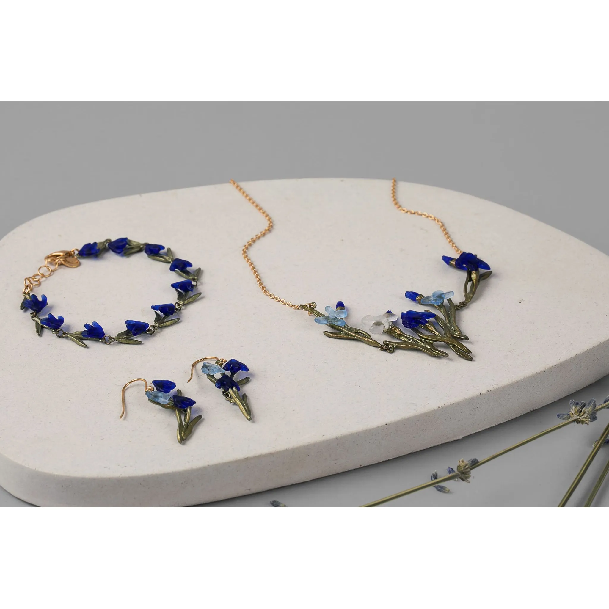 Irises Glass Link Bracelet