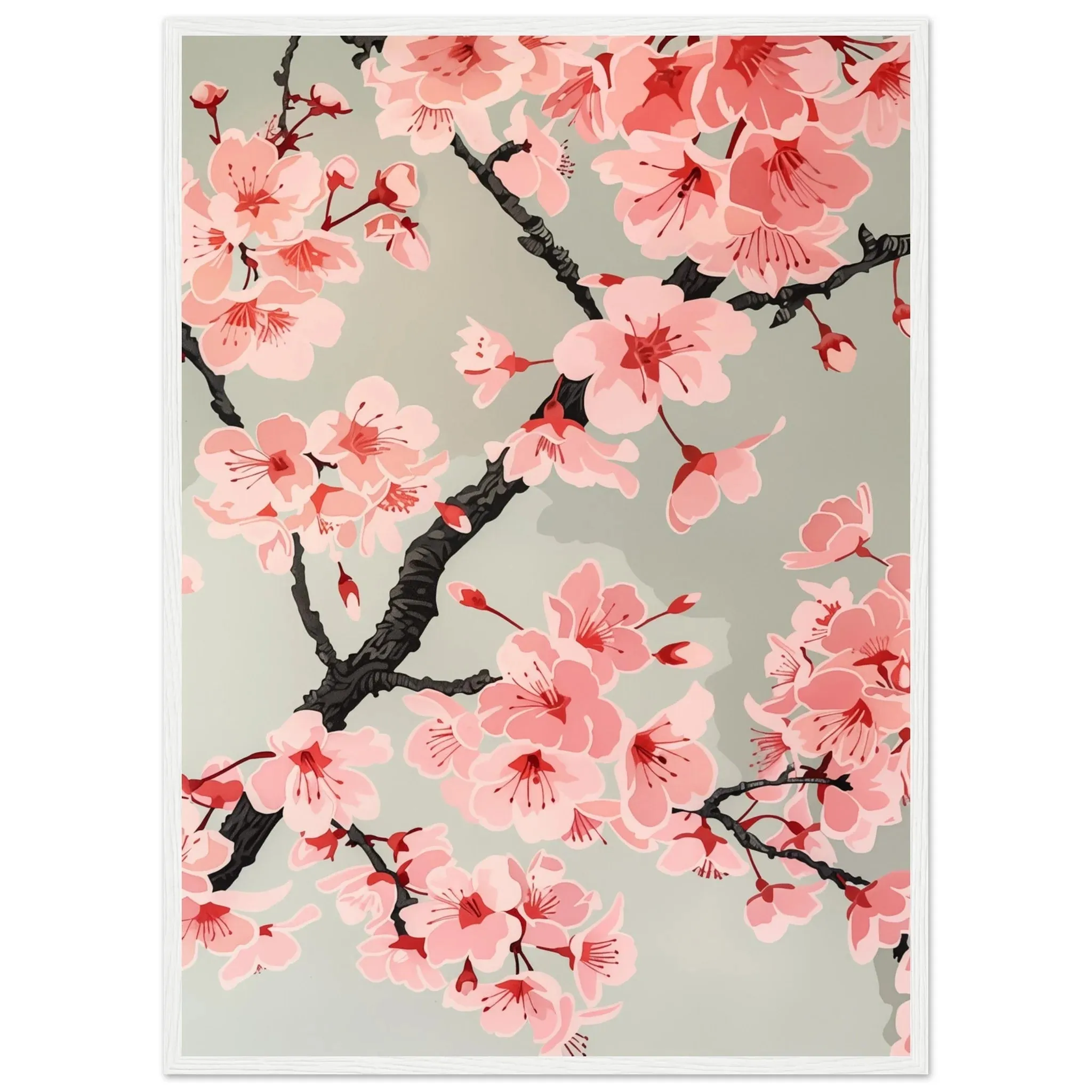 Japanese Cherry Blossom Wall Art
