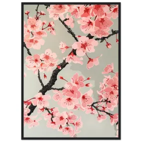 Japanese Cherry Blossom Wall Art
