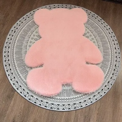 Kawaii Cartoon Bear Rug