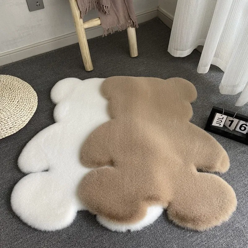 Kawaii Cartoon Bear Rug