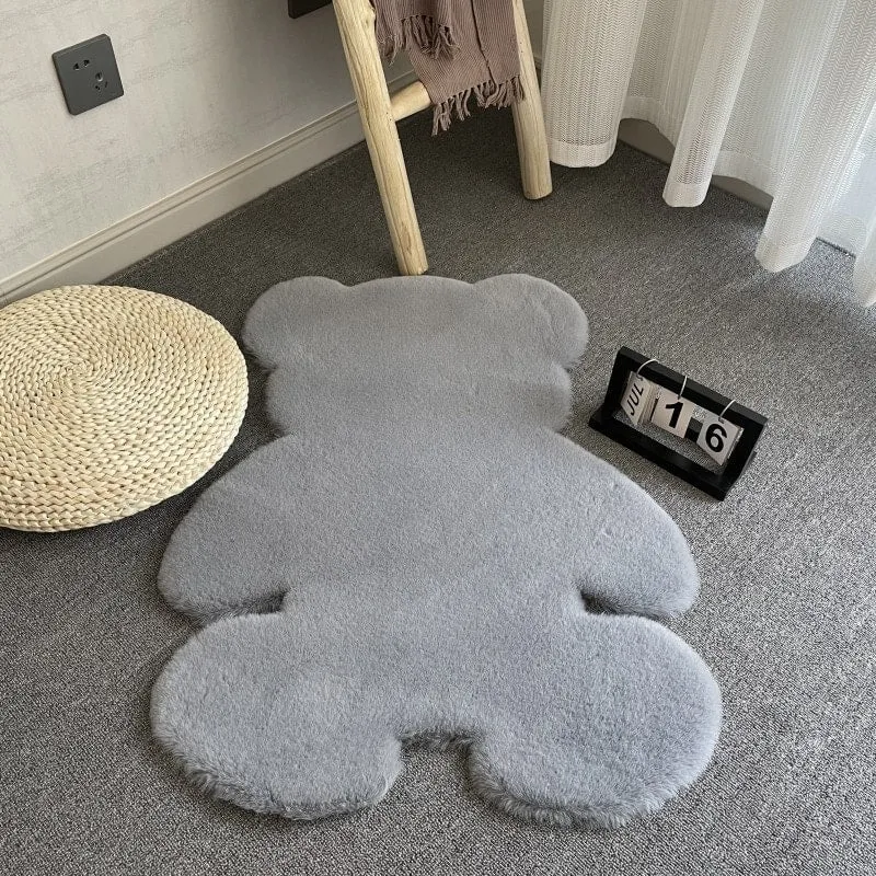 Kawaii Cartoon Bear Rug