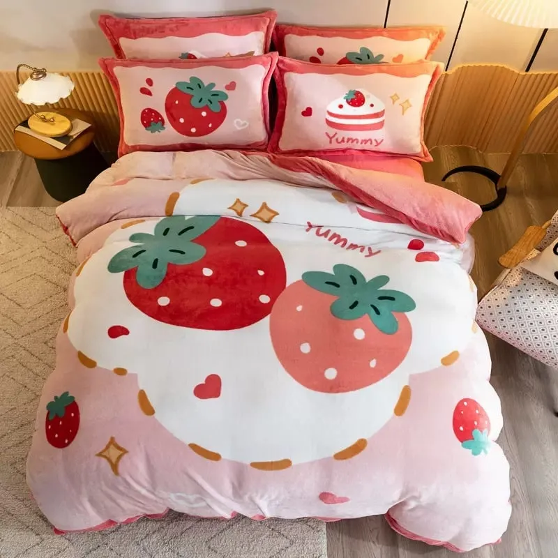 Kawaii Cute Bear Bedding Set