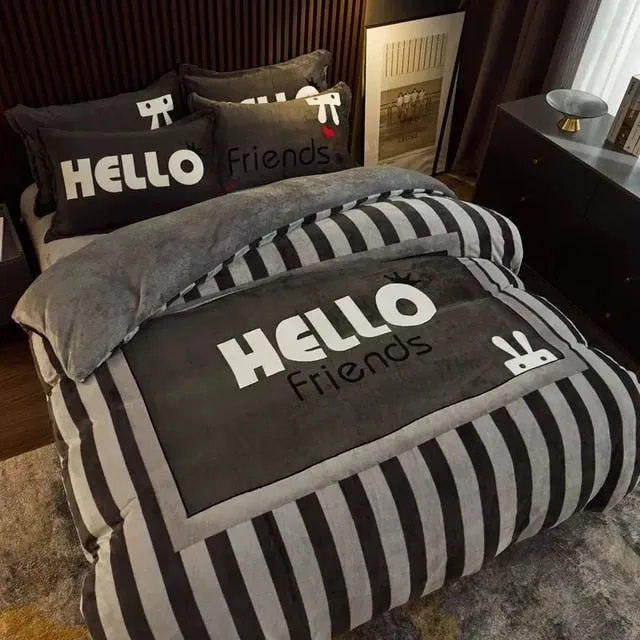 Kawaii Cute Bear Bedding Set