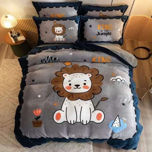 Kawaii Cute Bear Bedding Set