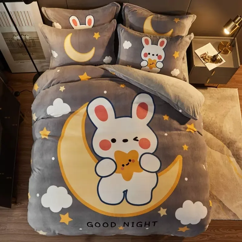 Kawaii Cute Bear Bedding Set