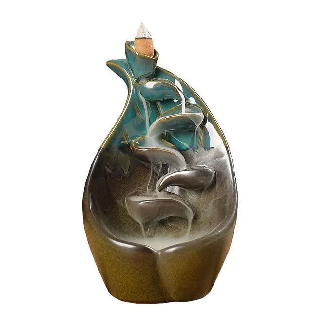 'Kuan' Ceramic Incense Holder