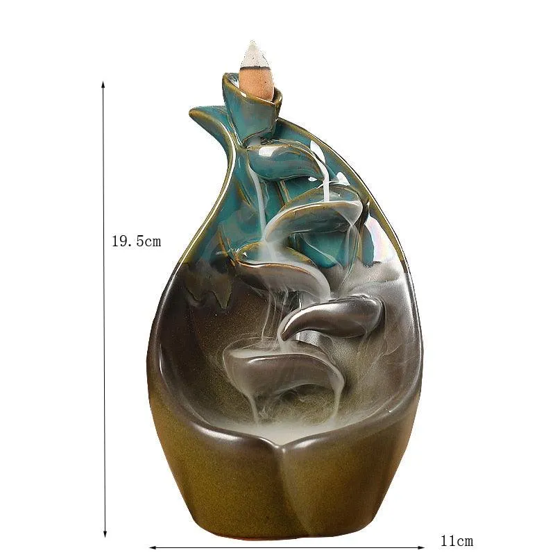 'Kuan' Ceramic Incense Holder
