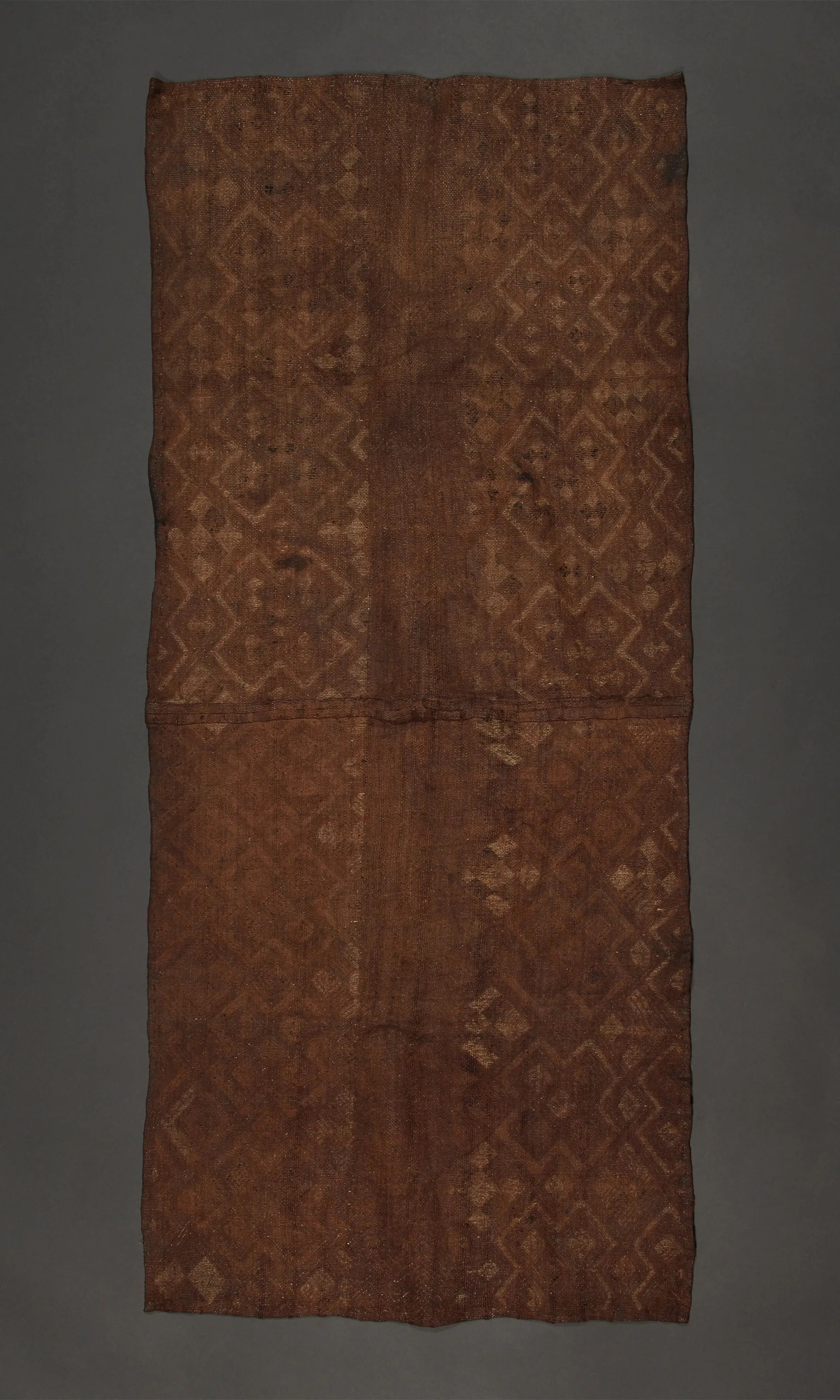 Kuba Shoowa Overskirt Textile, Cut-pile Embroidery, Raffia Cloth, Wall Decor,  African Tapestry