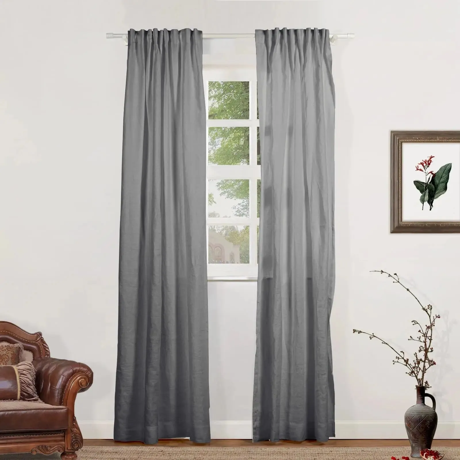 Lacey 100% Linen Drapery Soft Top
