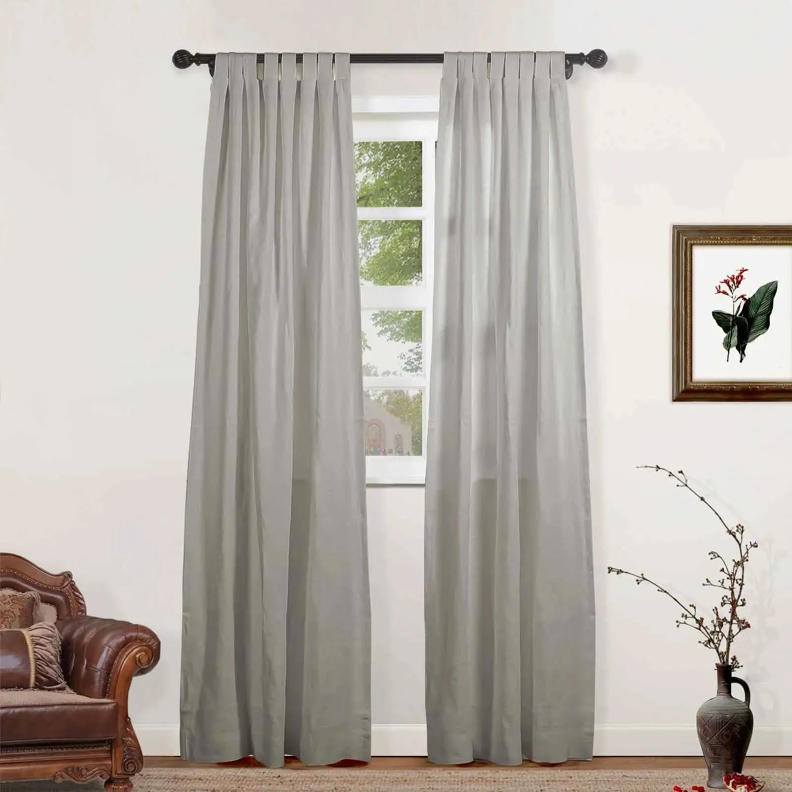 Lacey 100% Linen Drapery Soft Top