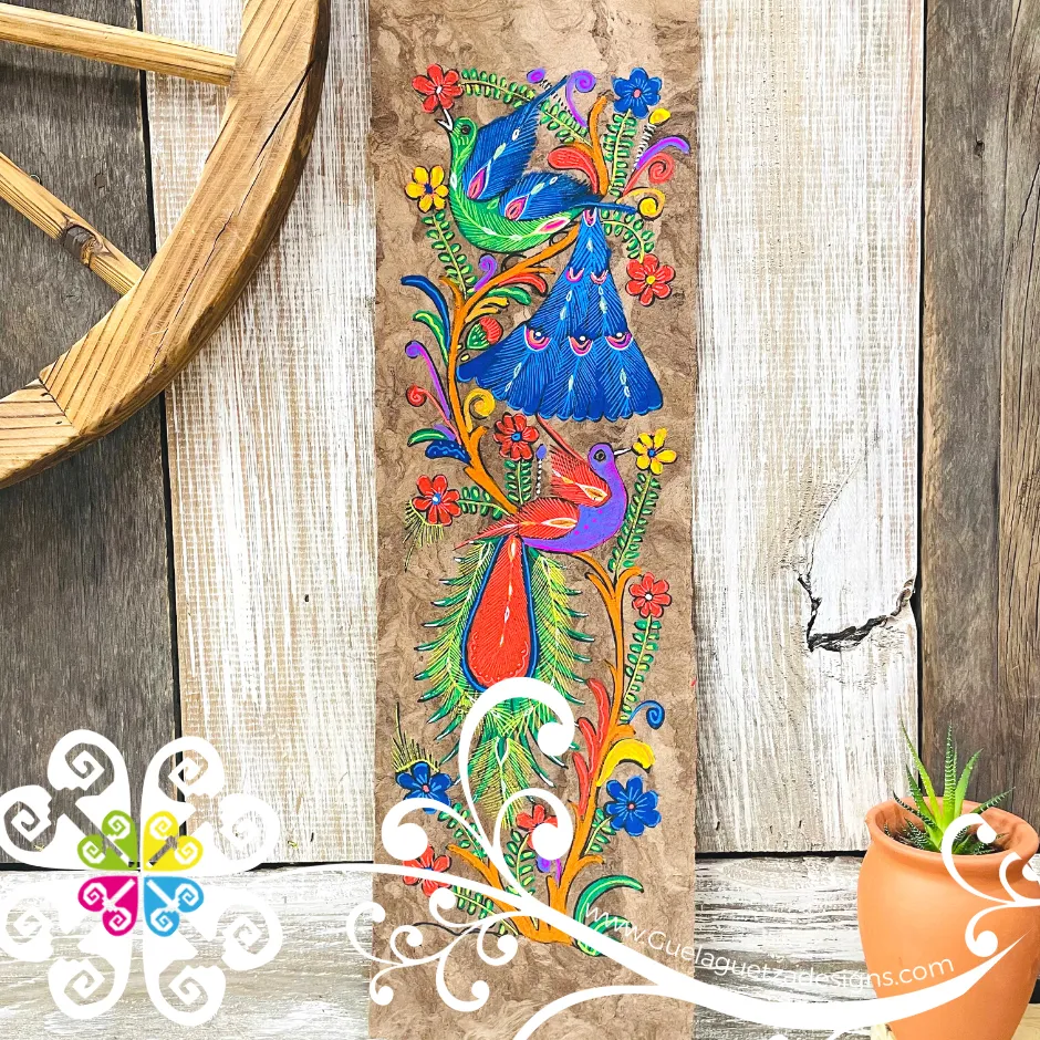 Long Medium Fauna Designs - Amate Paintings
