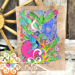 Medium Fauna Designs - Amate Paintings