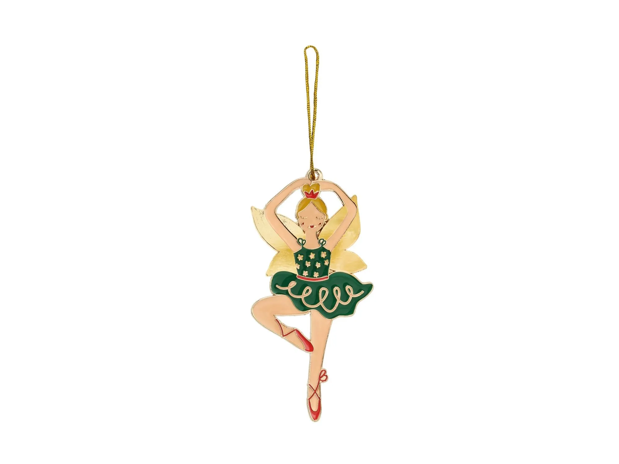 Metal Nutcracker Ballerina Hanging Decoration