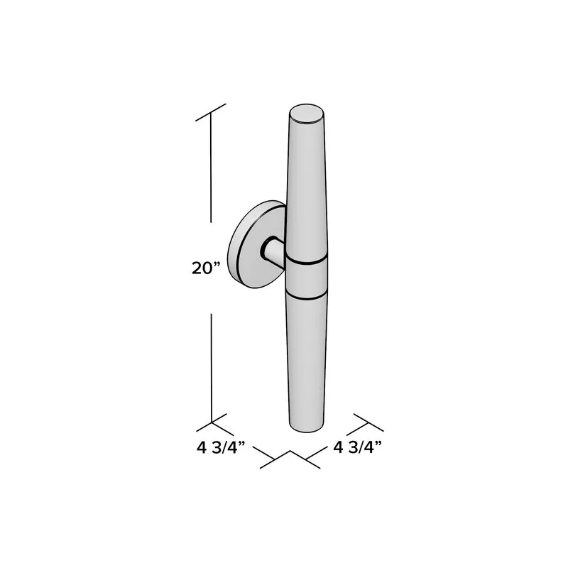 Millar 2 Light Dimmable Armed Sconce