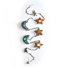 moon & stars indian hanging decoration