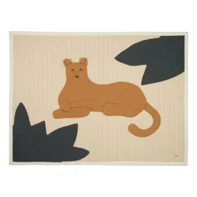 Nobodinoz Quilted Blanket Leopard