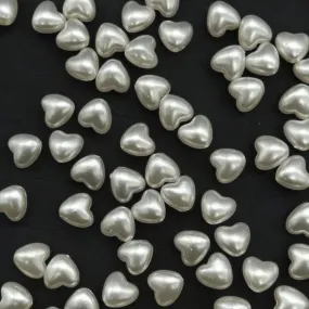 Pearl Beads - Heart (10 gms)