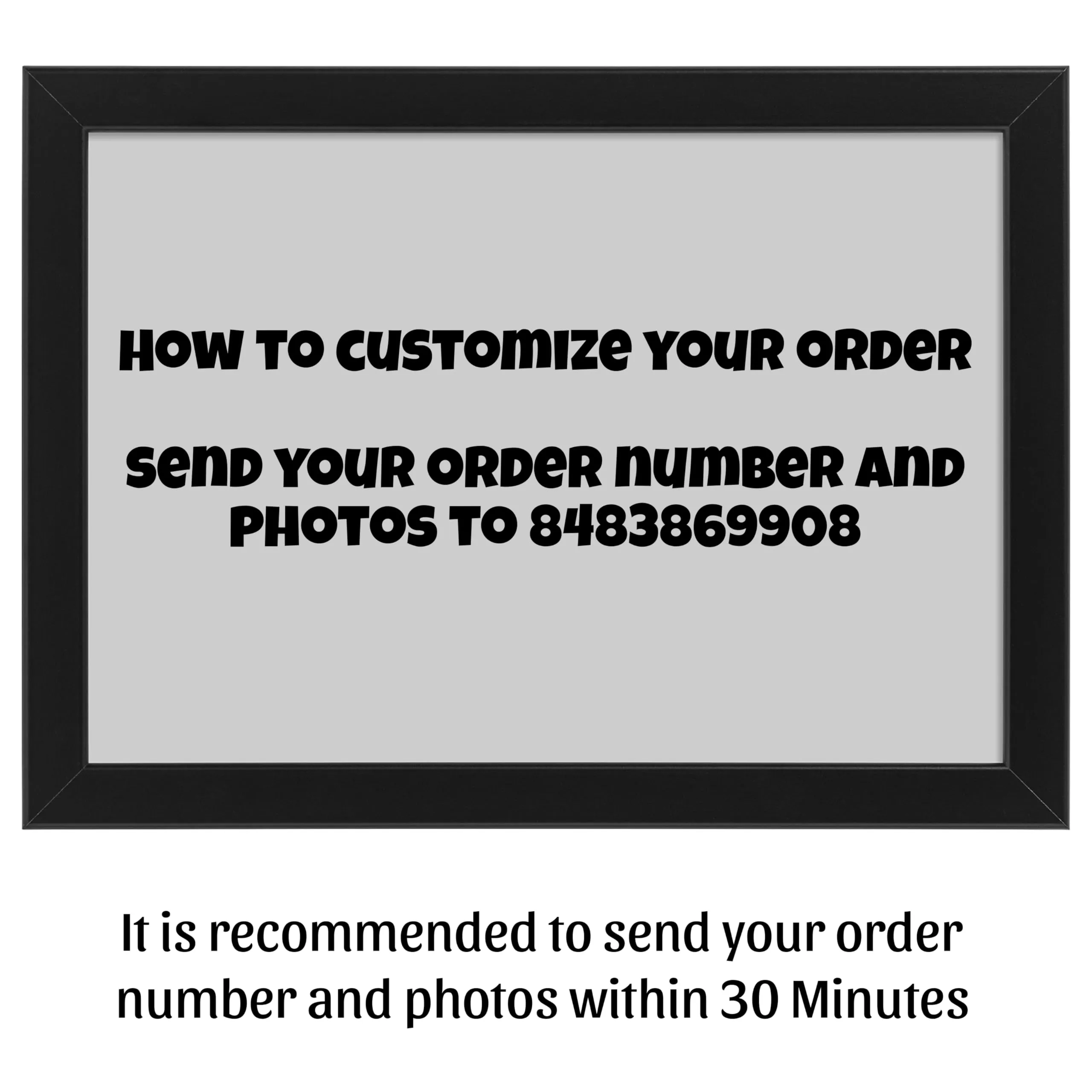 PERSONALIZED WORLD Personalized Customized Mosaic Photo Frame with mosaic photos upload (50photos, 13 x 9.5, Black)
