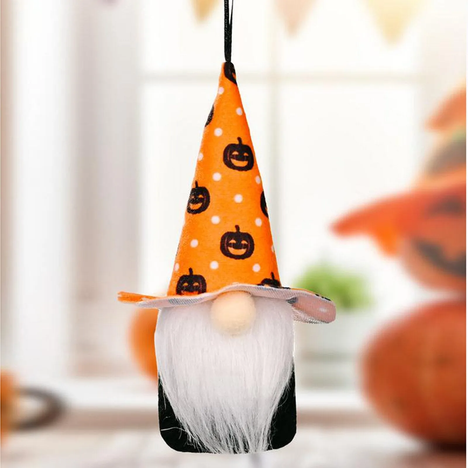 Pumpkin Halloween Decoration Party Decor For Home 2021 Pendant Kids Gift Faceless Doll Plush Beard Faceless Dwarf Doll
