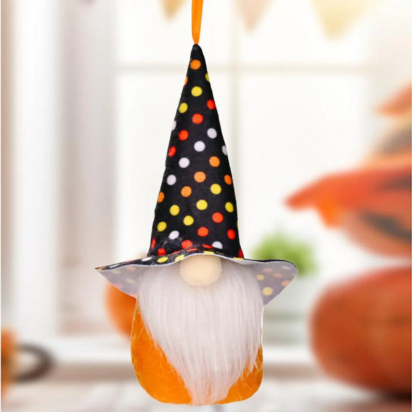Pumpkin Halloween Decoration Party Decor For Home 2021 Pendant Kids Gift Faceless Doll Plush Beard Faceless Dwarf Doll