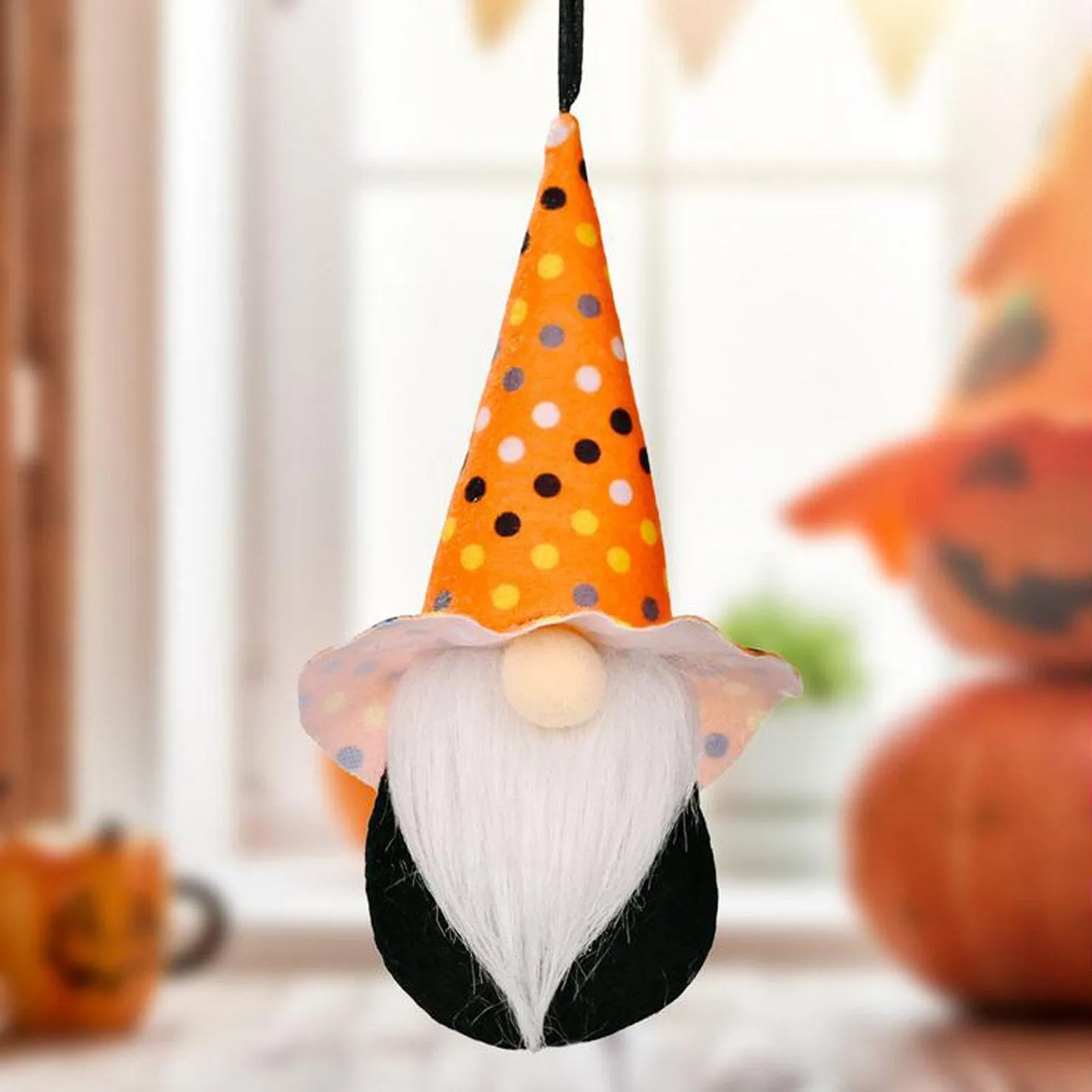 Pumpkin Halloween Decoration Party Decor For Home 2021 Pendant Kids Gift Faceless Doll Plush Beard Faceless Dwarf Doll