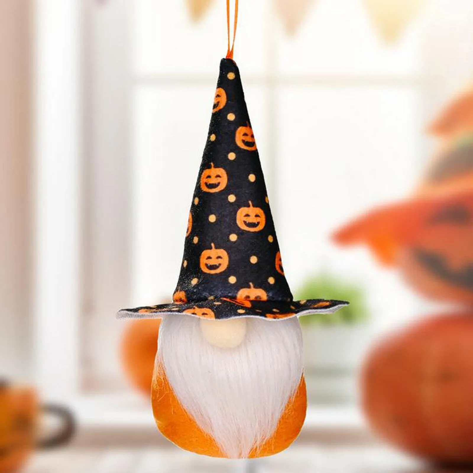 Pumpkin Halloween Decoration Party Decor For Home 2021 Pendant Kids Gift Faceless Doll Plush Beard Faceless Dwarf Doll