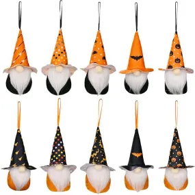 Pumpkin Halloween Decoration Party Decor For Home 2021 Pendant Kids Gift Faceless Doll Plush Beard Faceless Dwarf Doll