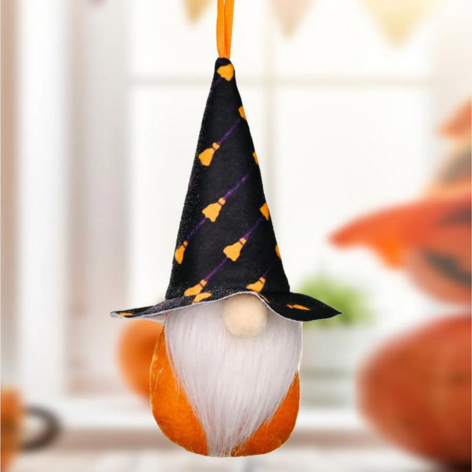 Pumpkin Halloween Decoration Party Decor For Home 2021 Pendant Kids Gift Faceless Doll Plush Beard Faceless Dwarf Doll
