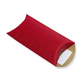 Red Pillow Boxes - Corrugated