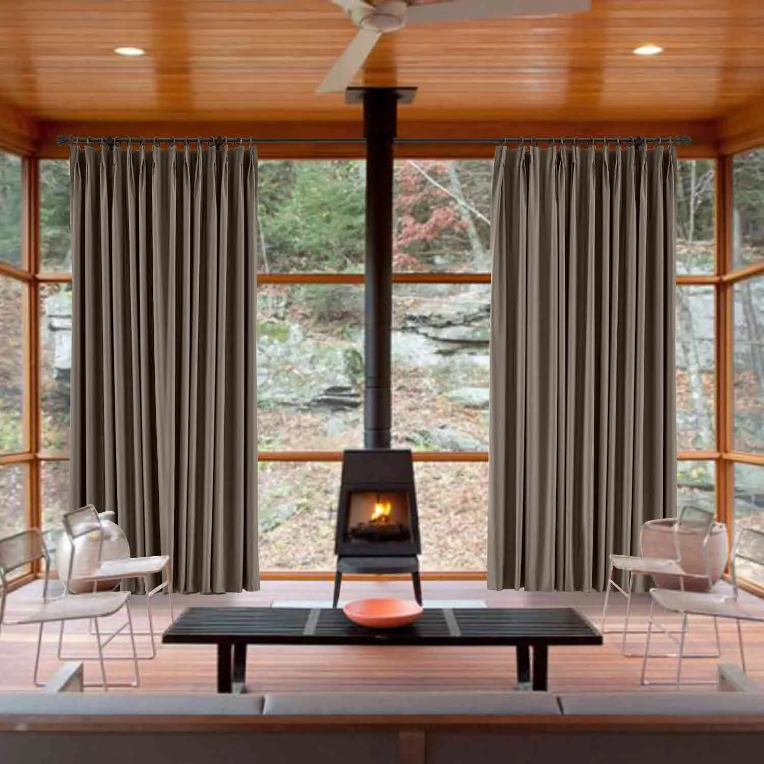 Saba Absolute Blackout Thermal Curtain Soft Top
