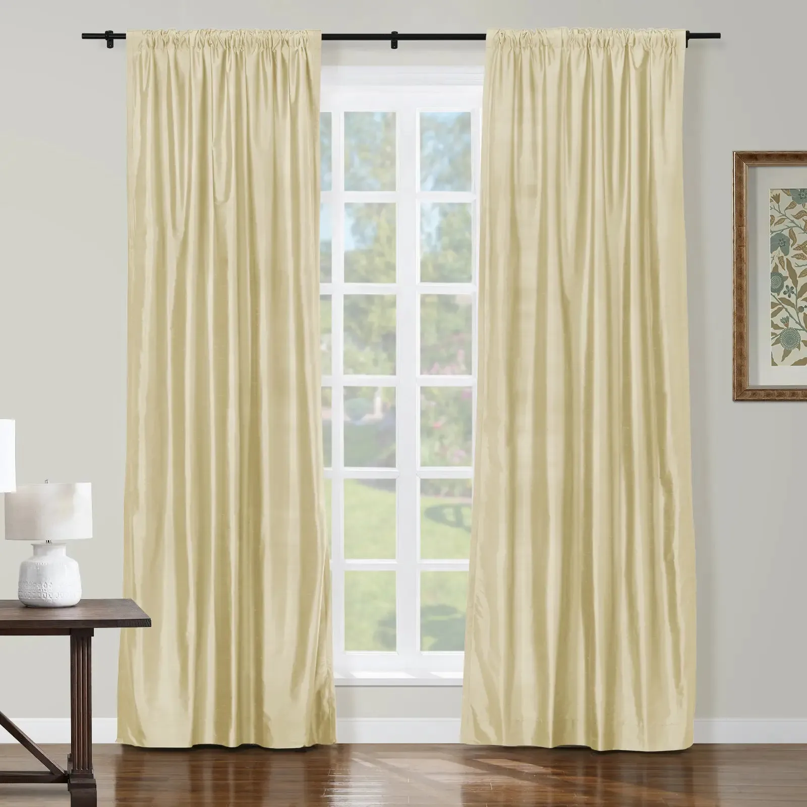 Selman Dupioni Silk Drapery Soft Top