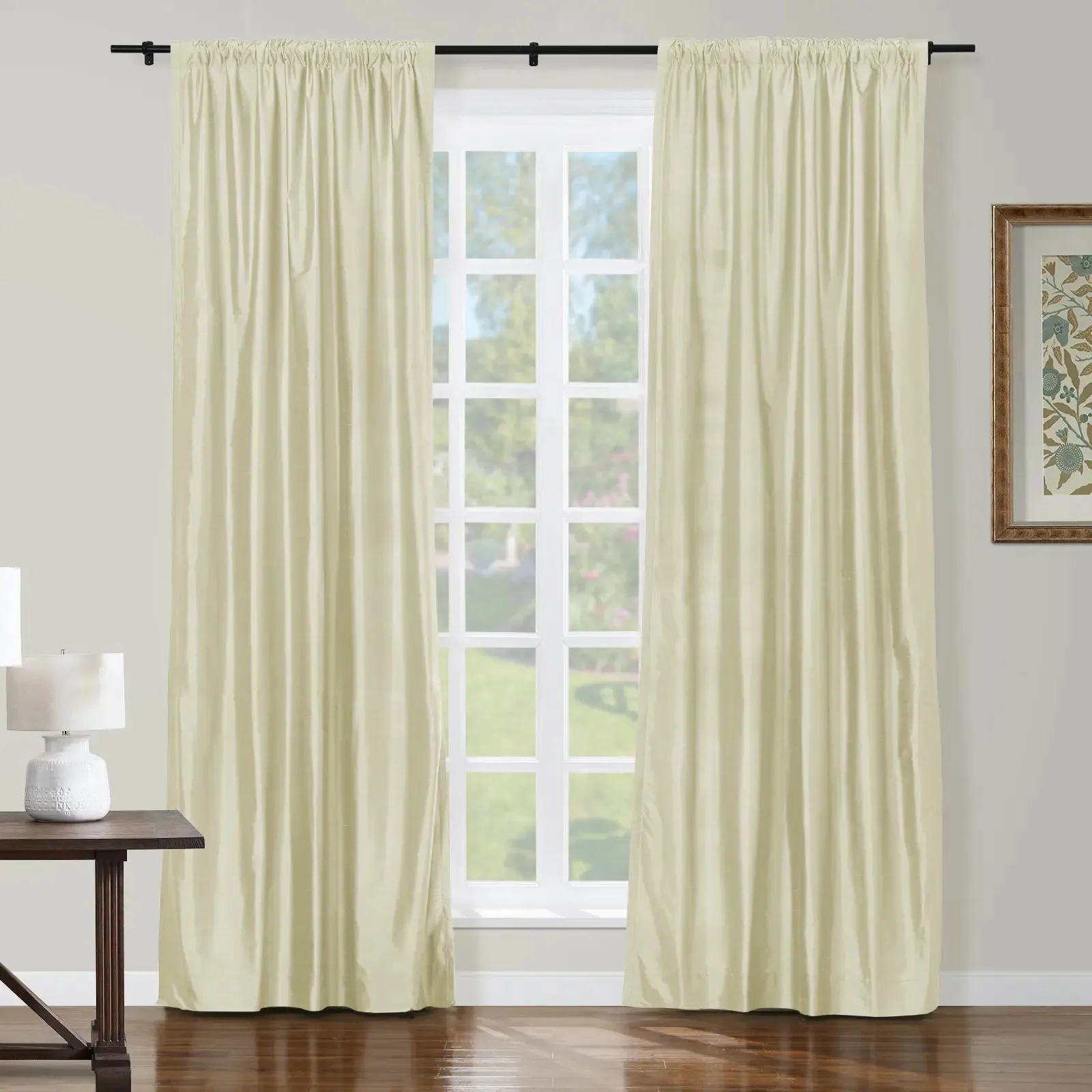 Selman Dupioni Silk Drapery Soft Top