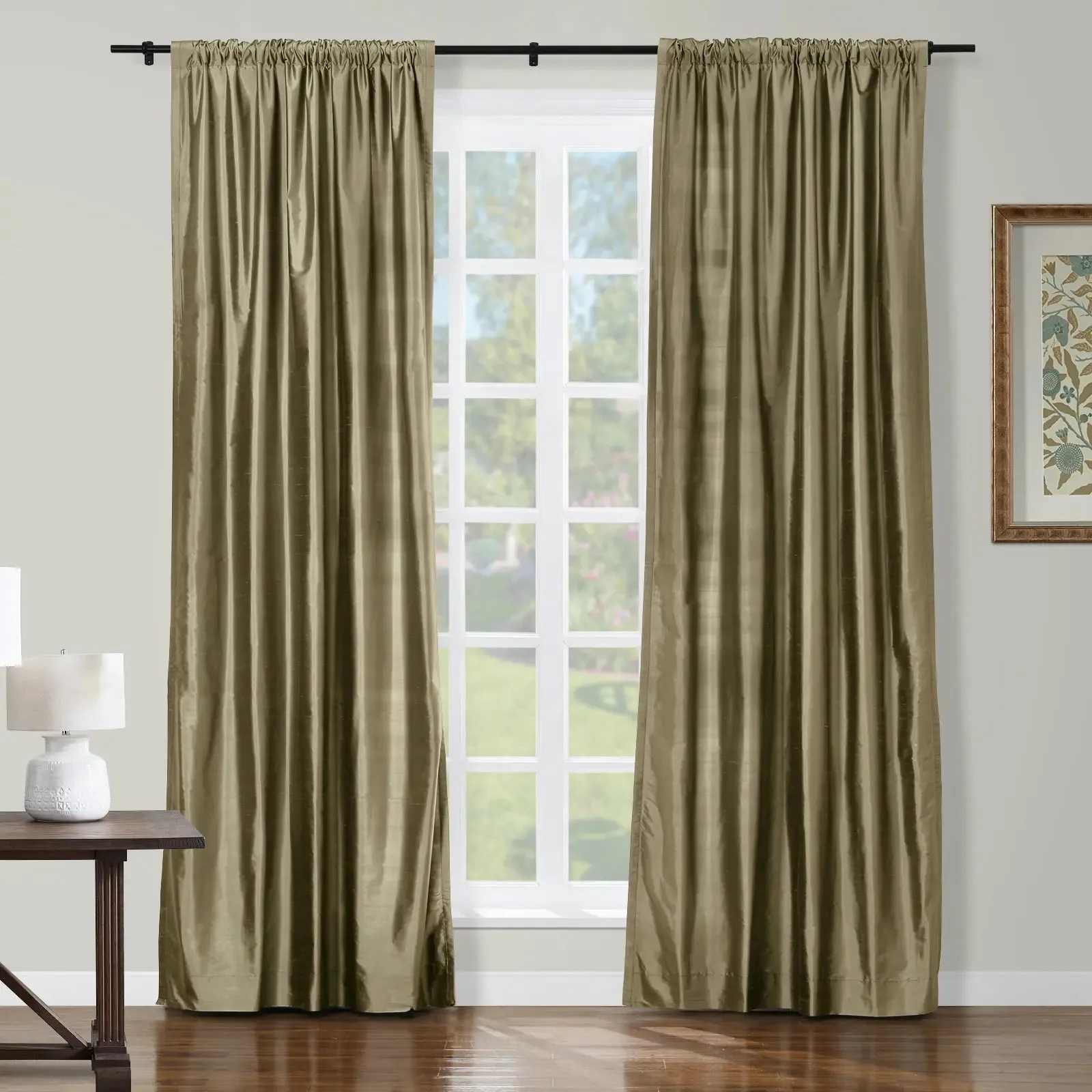 Selman Dupioni Silk Drapery Soft Top