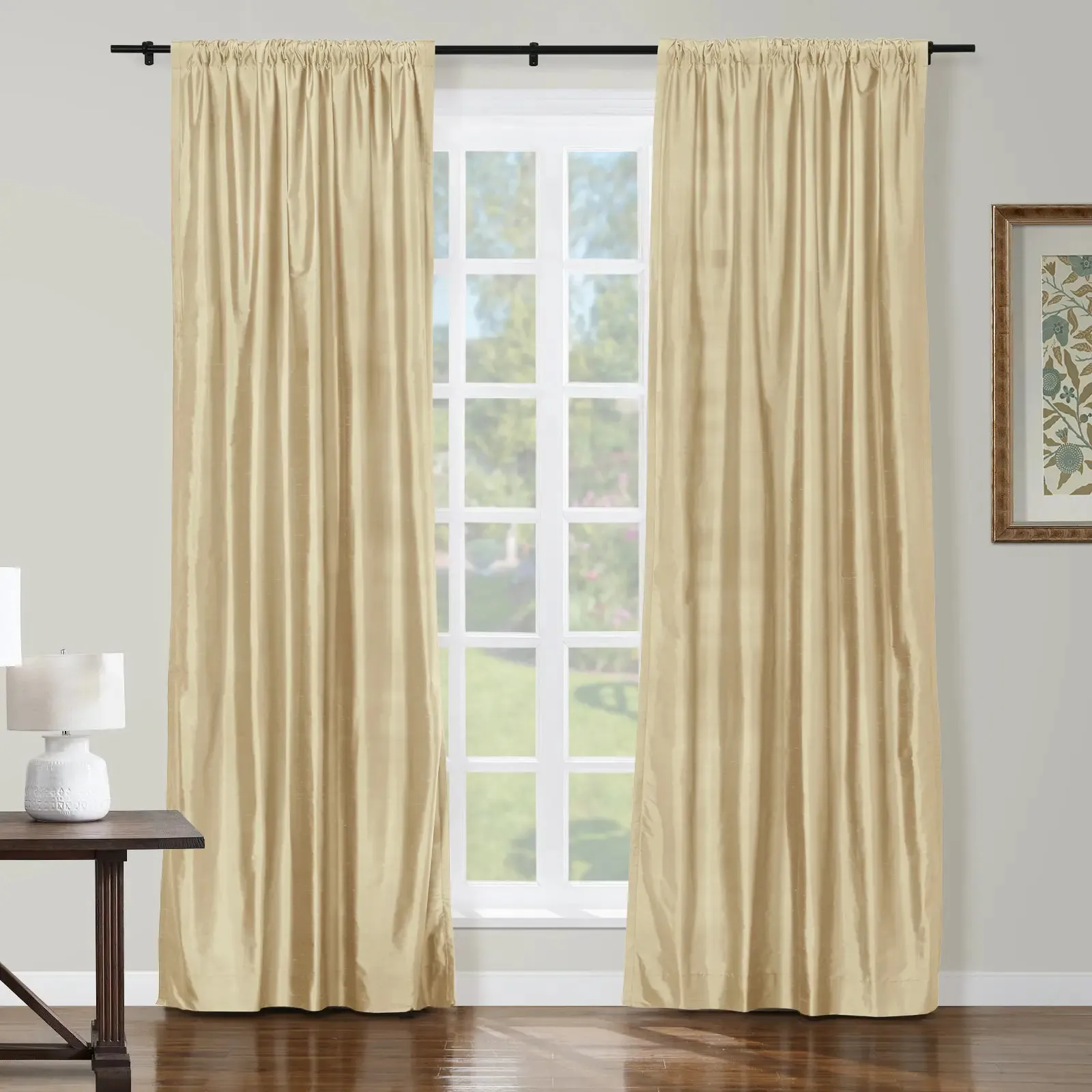 Selman Dupioni Silk Drapery Soft Top