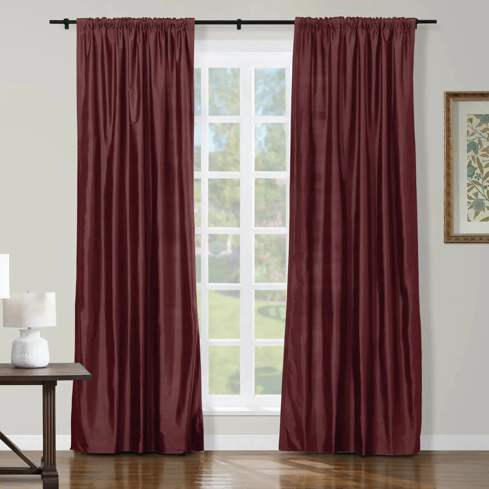 Selman Dupioni Silk Drapery Soft Top