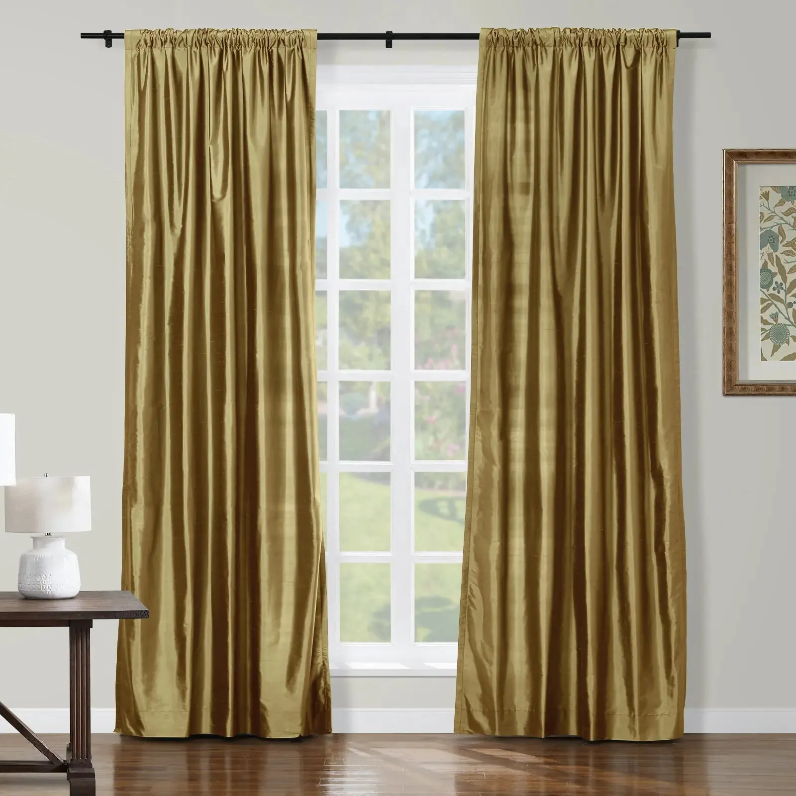 Selman Dupioni Silk Drapery Soft Top