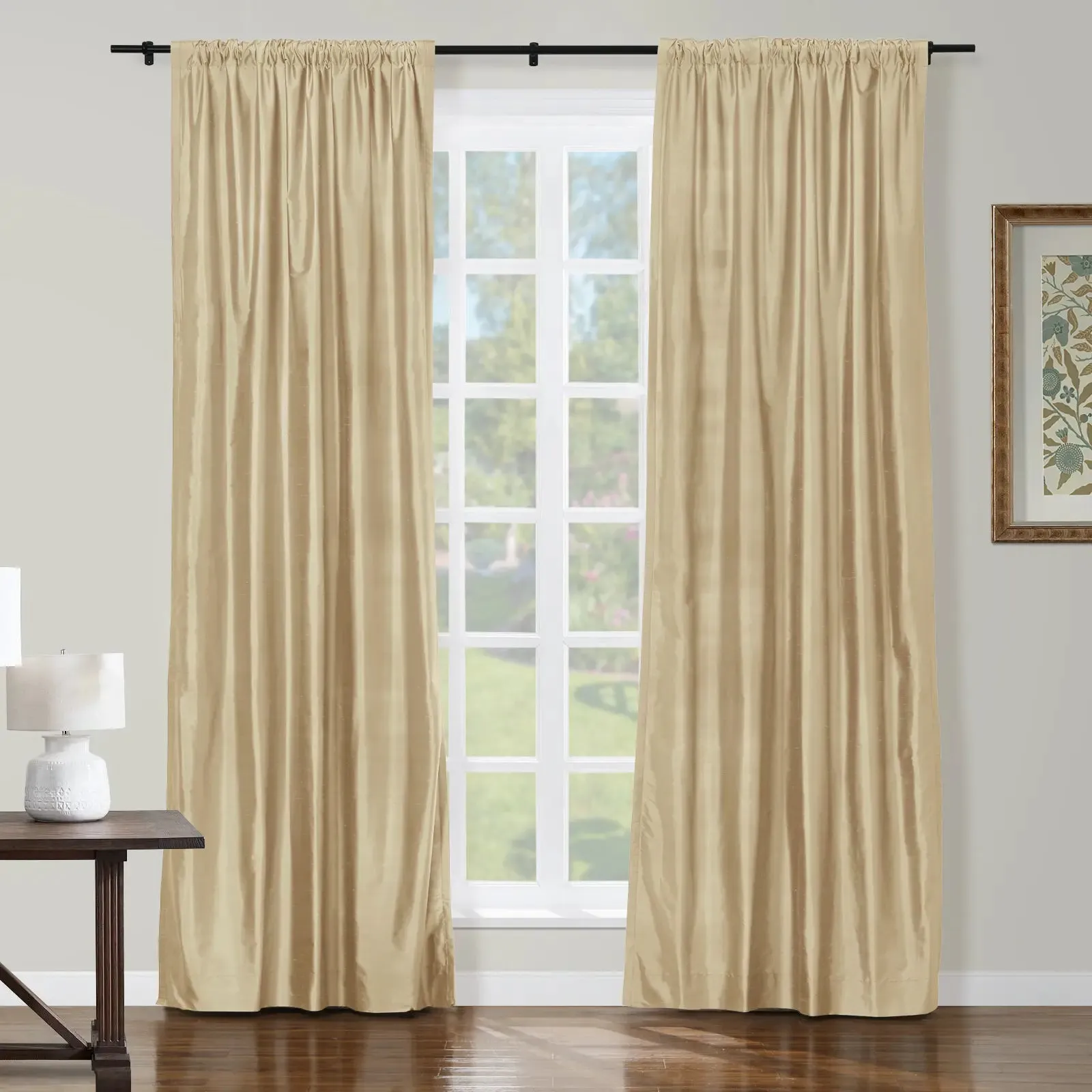 Selman Dupioni Silk Drapery Soft Top