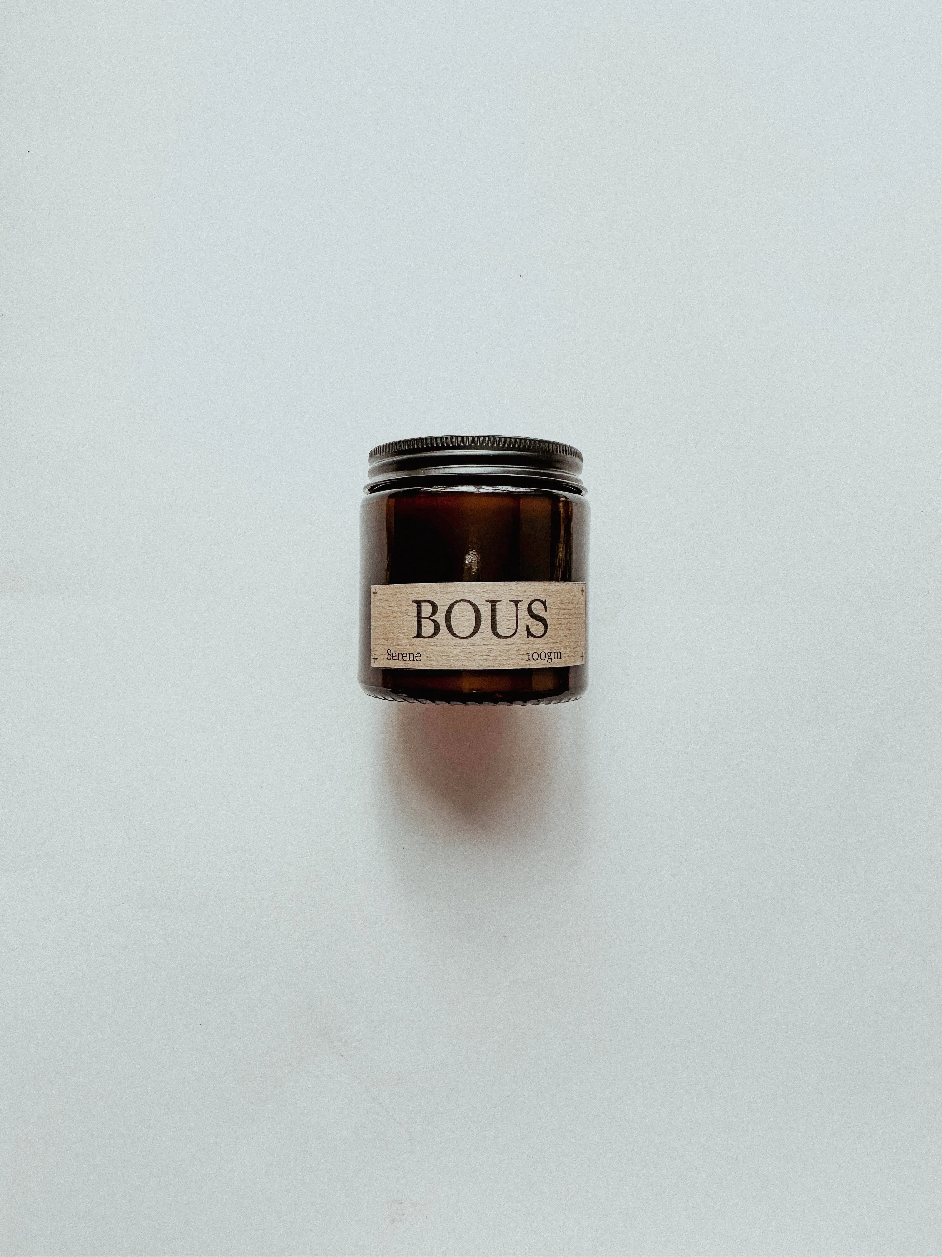Serene - Medium Hand Poured Soy Aromatherapy Candle with Wooden Wick
