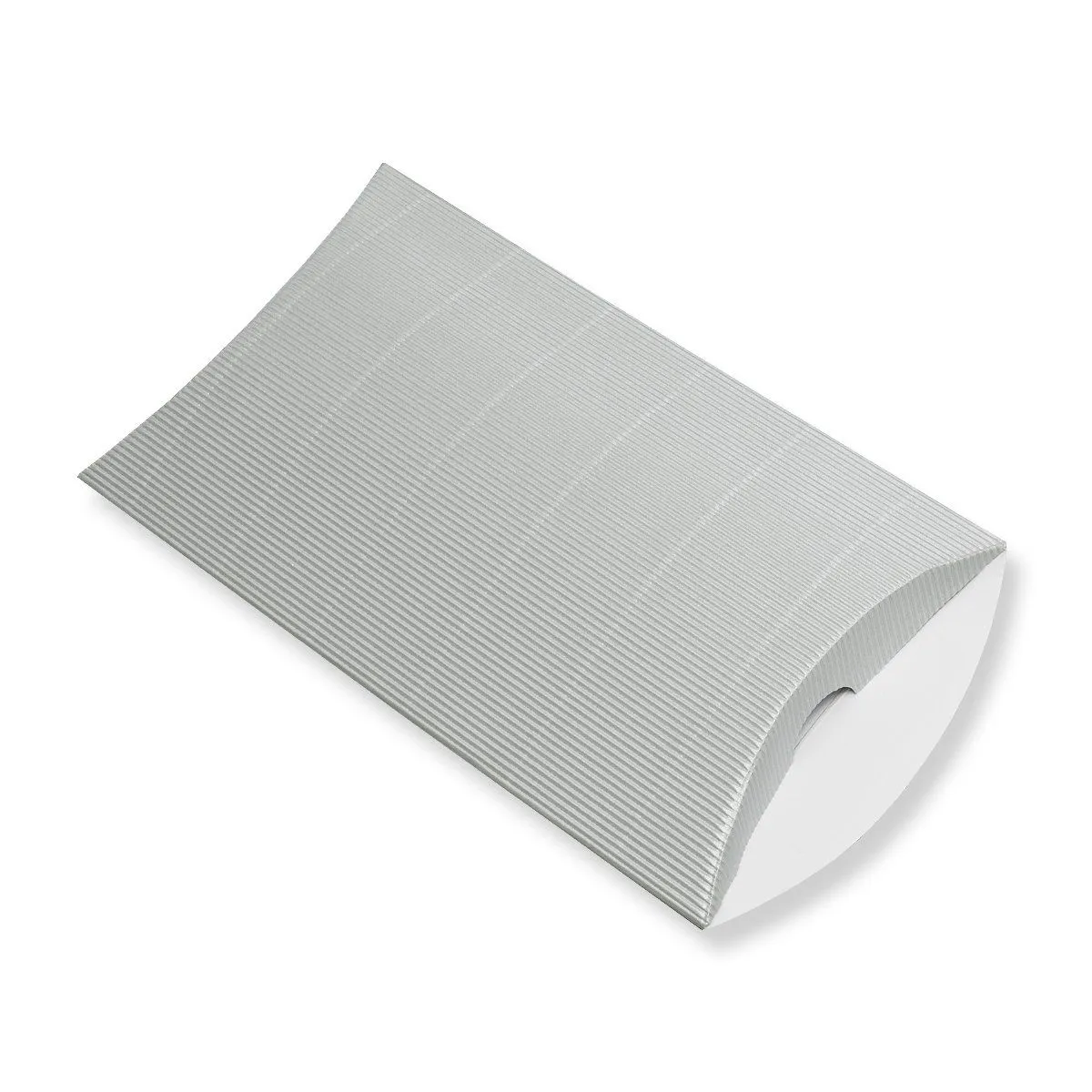 Silver Pillow Boxes - Corrugated